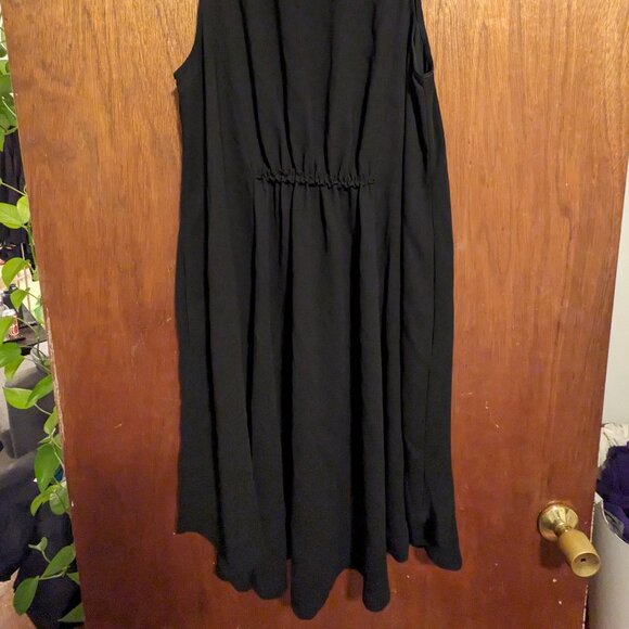 Wilfred Aritzia Black Mini Shift Dress (size M) - Picture 3 of 7